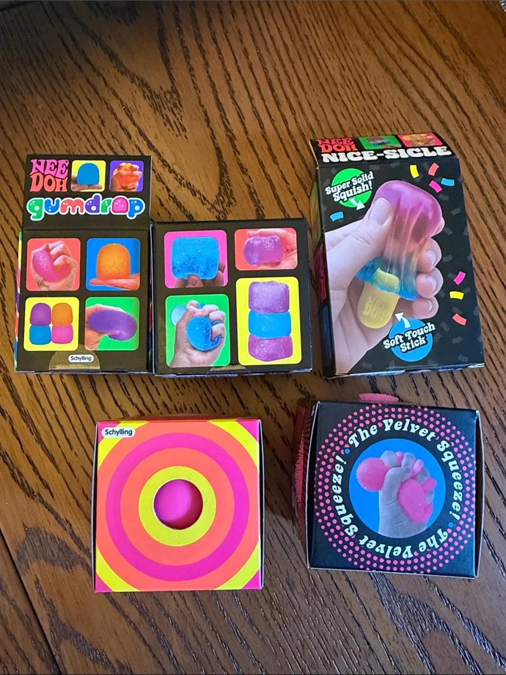 Nee Doh 💗LOT 💗PINK💗- Set of 5 NWT